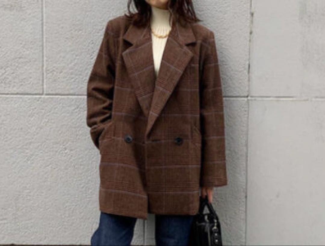 MOUSSY マウジー　CHECK MIDDLE ジャケット