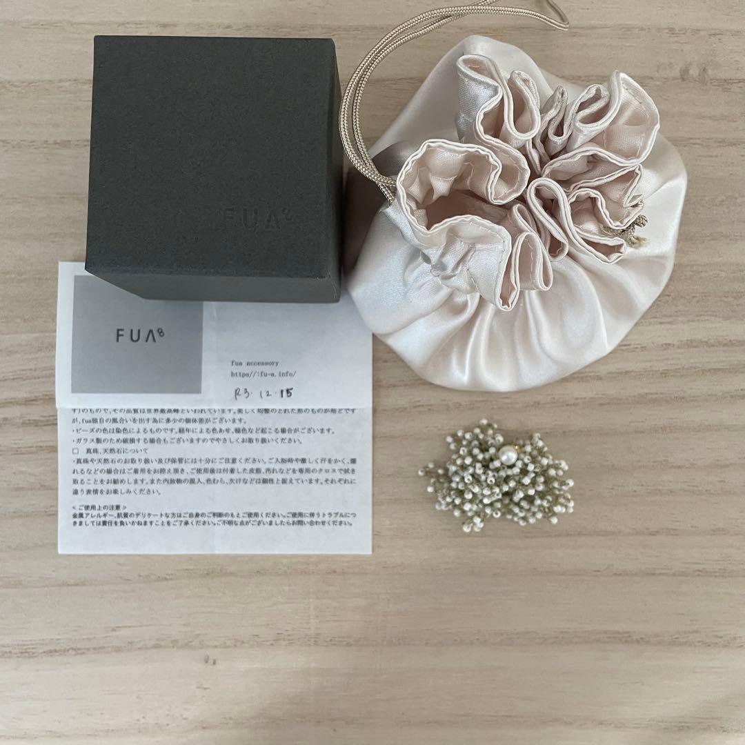 fua accessory 始まりの時 アイボリー M 片耳用ピアス