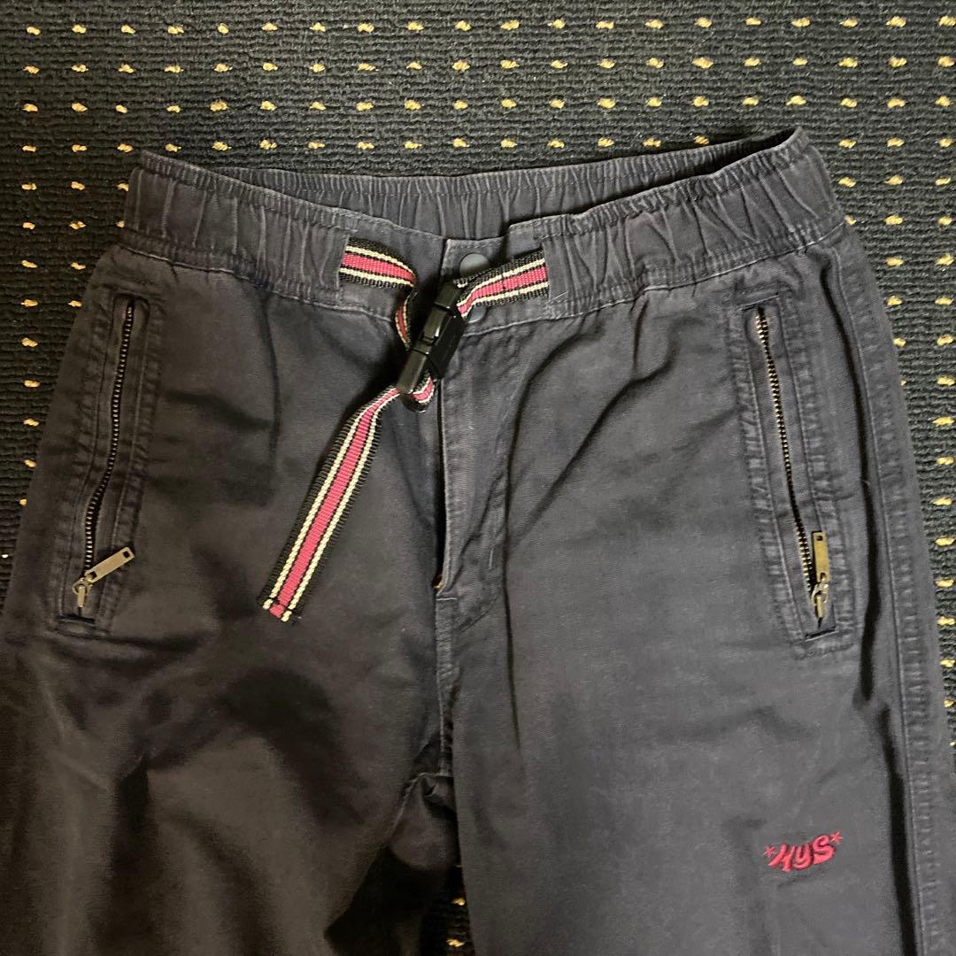 Hysterics ワンポイントロゴ刺繍キャンバスアウトドアパンツ