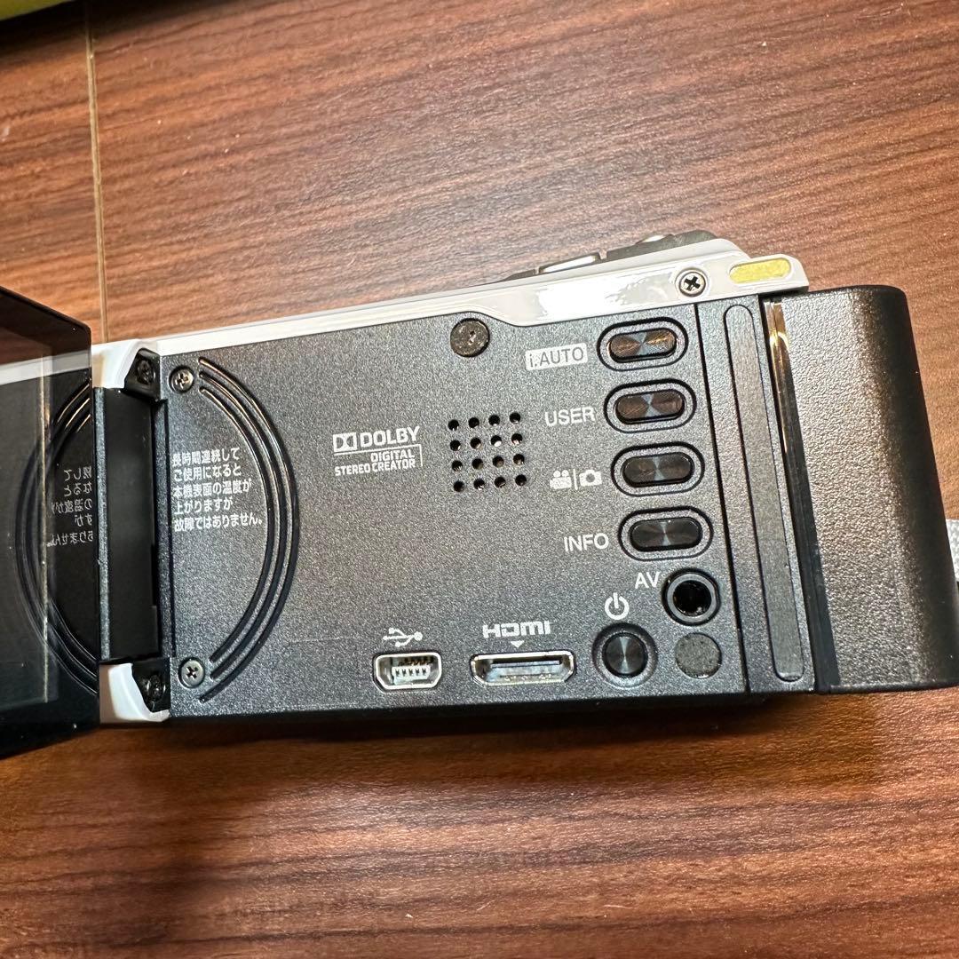 JVC Everio GZ-HM33 ホワイト ビデオカメラ 5512