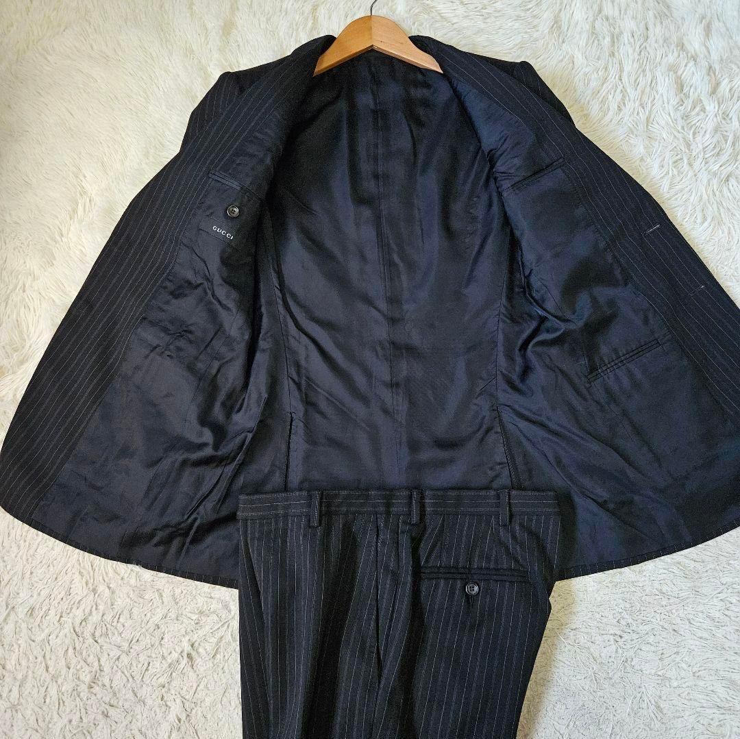 GUCCI トムフォード期　ブラックストライプ　スーツ