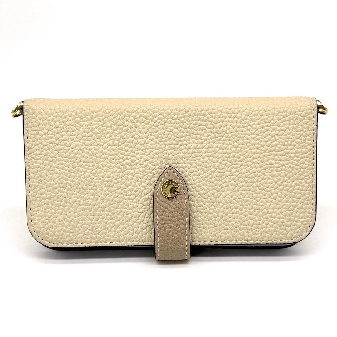 美品 BONAVENTURA iPhone 15 Pro ダイアリー ケース