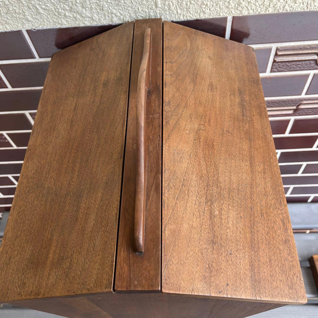 ヴィンテージ　ソーイングボックス　アメリカ製