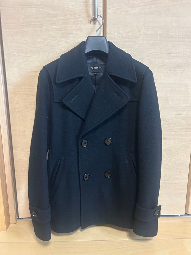 バーバリーブラックレーベル ピーコート　バーバリーチェック　サイズＭ