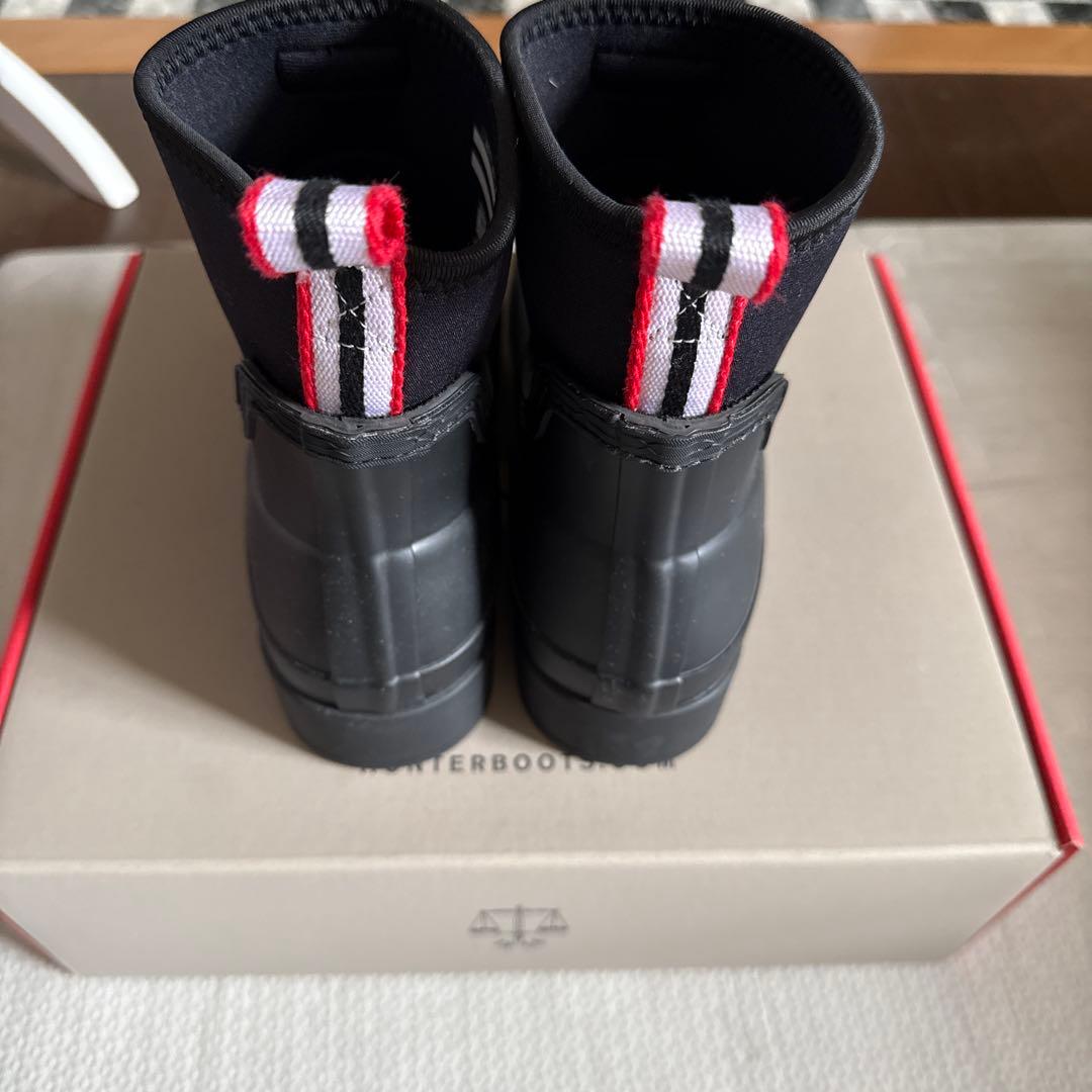 HUNTER ショートレインブーツ ブラック