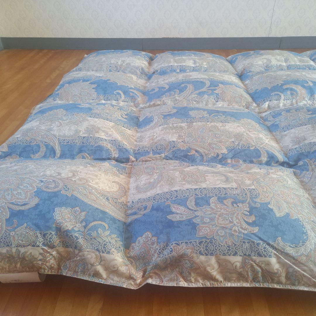 羽毛布団 増量 SDGS リフレッシュ羽毛 高密度生地 清潔 安心 日本製B⑪