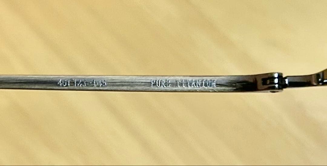 金子眼鏡 PURA VINTAGE メガネ(度あり)46⬜︎23-145