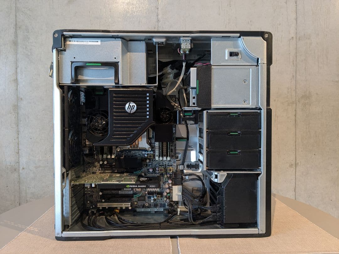 ワークステーション HP Z620 32GB Quadro K2200 4GB DP*2 Win11