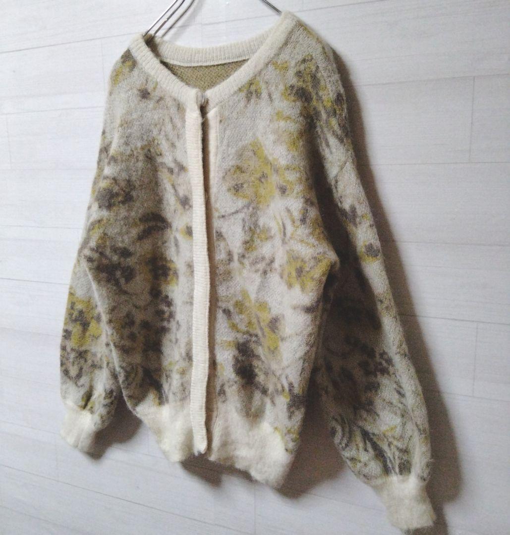 【入手困難】AMERI◆STUDIOUS別注 モヘア混 カーディガン厚手