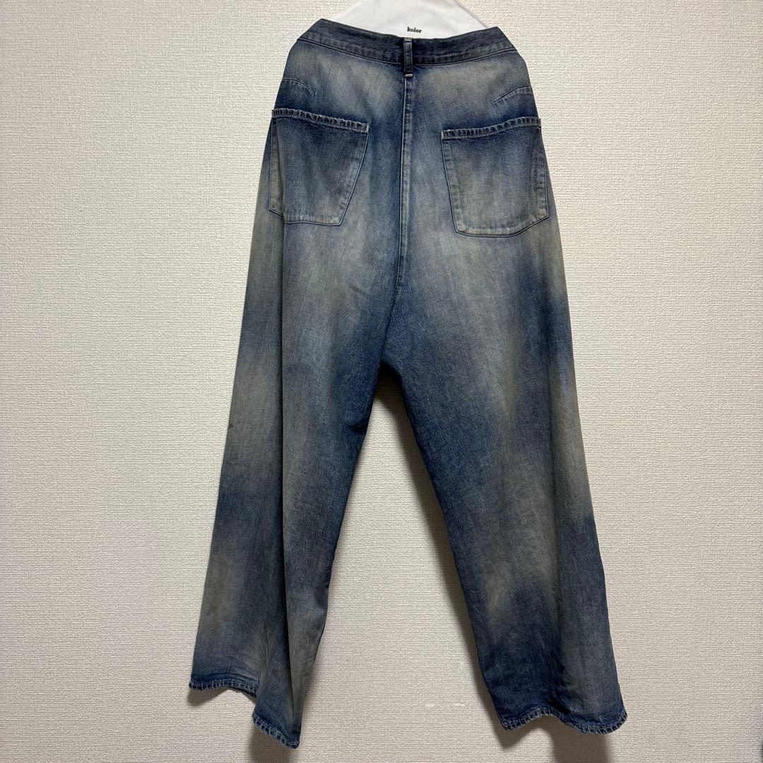 パンツ ANCELLM DENIM WIDE SLACKS 1