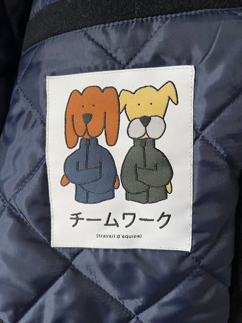 ジャケット・アウター everyone varsity jacket *no patch NAVY L