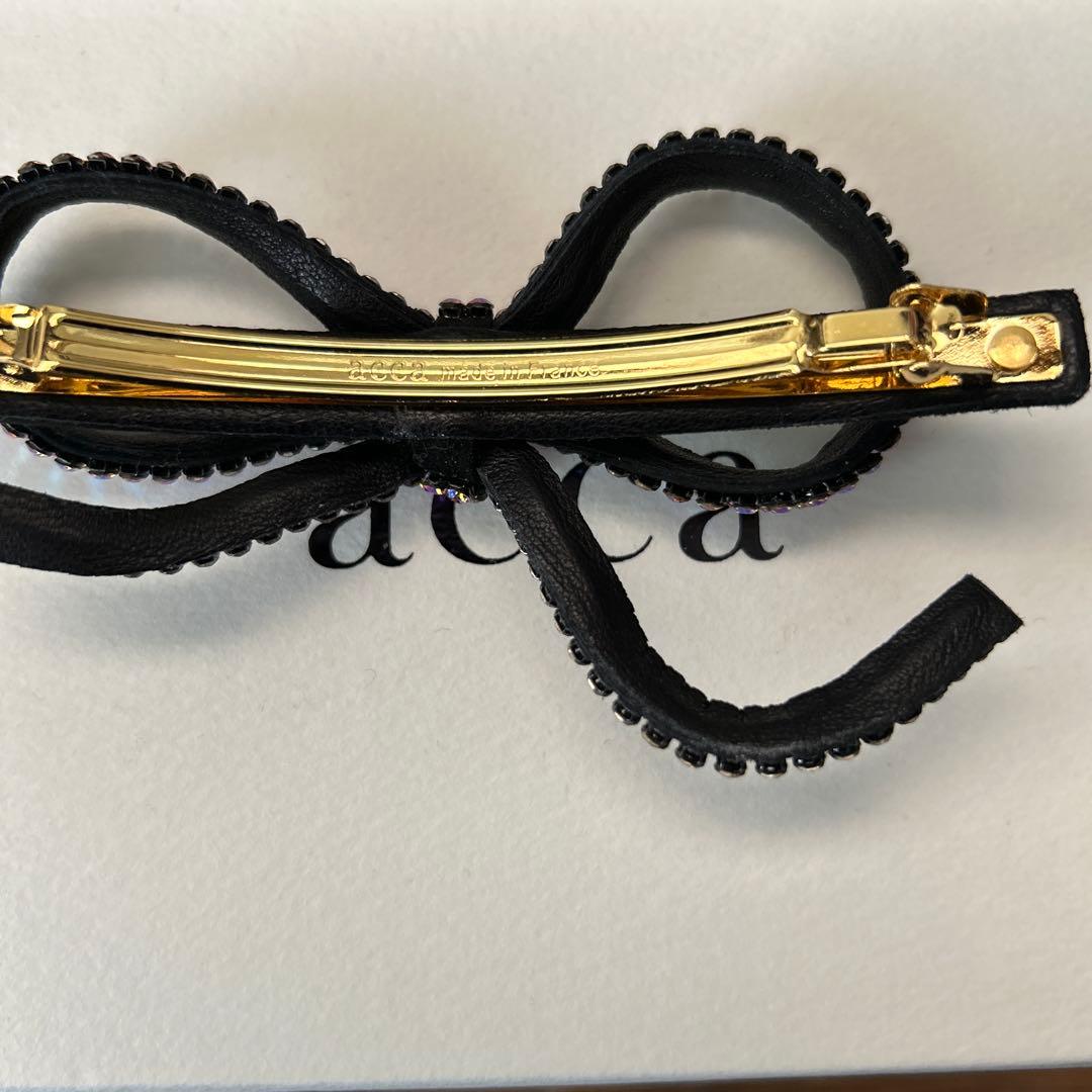 ACCA リボンバレッタアンジェラ　ピンク系