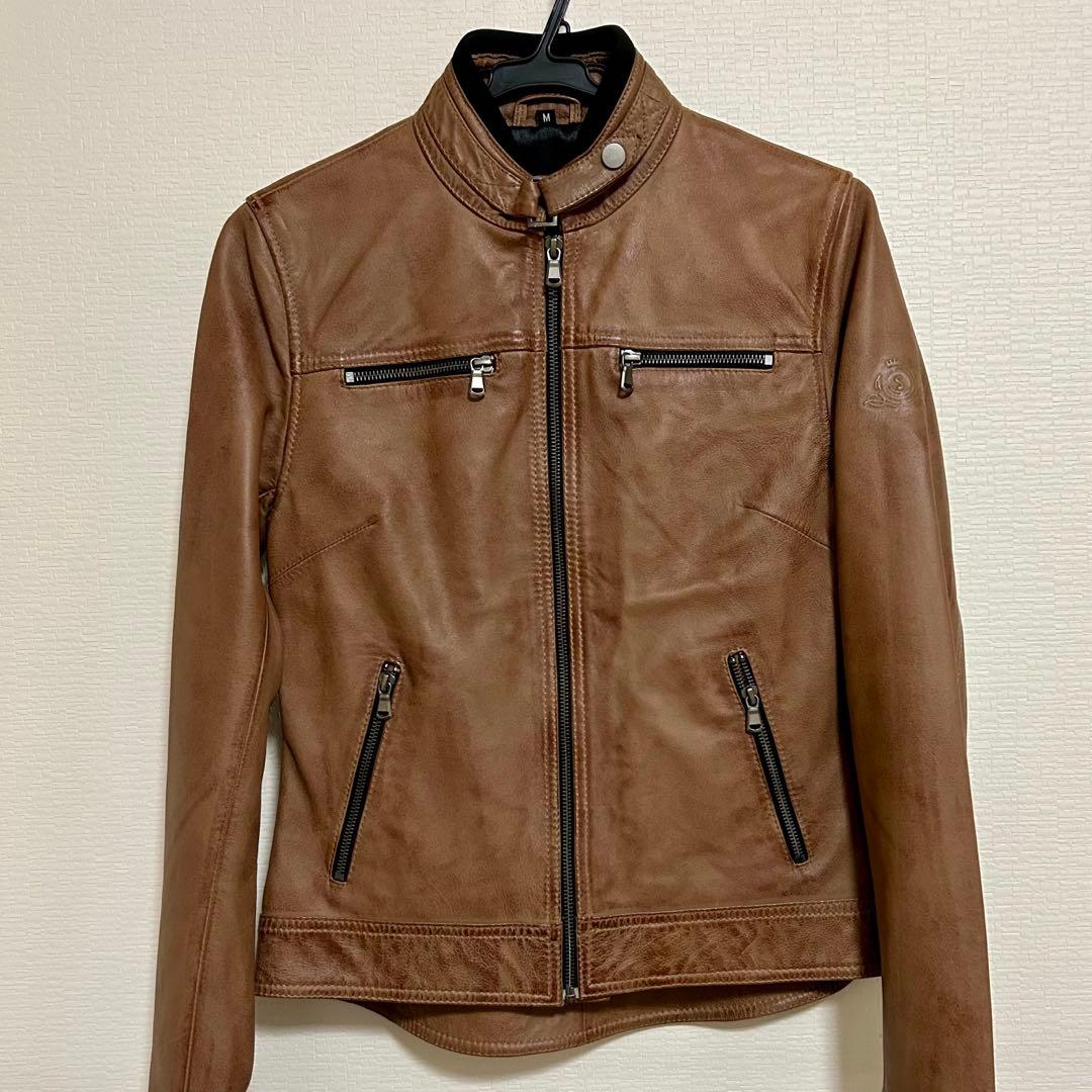 SUGAR RIDEZ キャメルブラウン レザージャケット Mサイズ