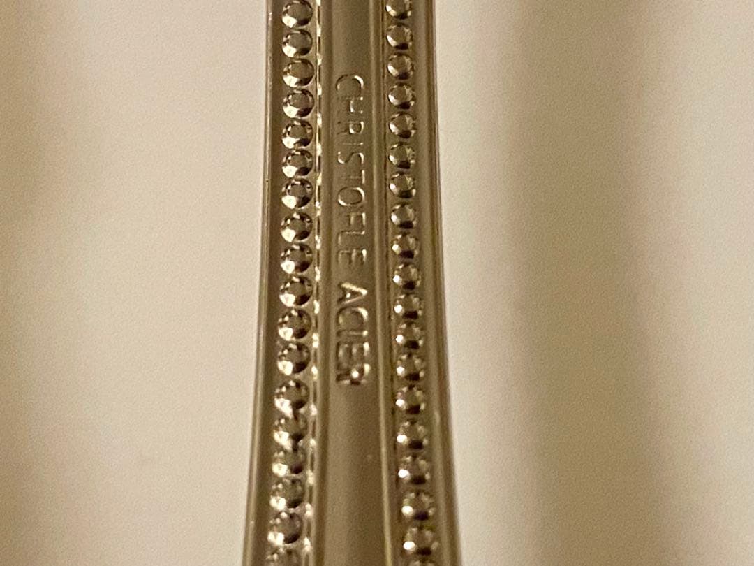 【mikoさま専用商品☆ステンレス製】クリストフル パール カトラリーセット