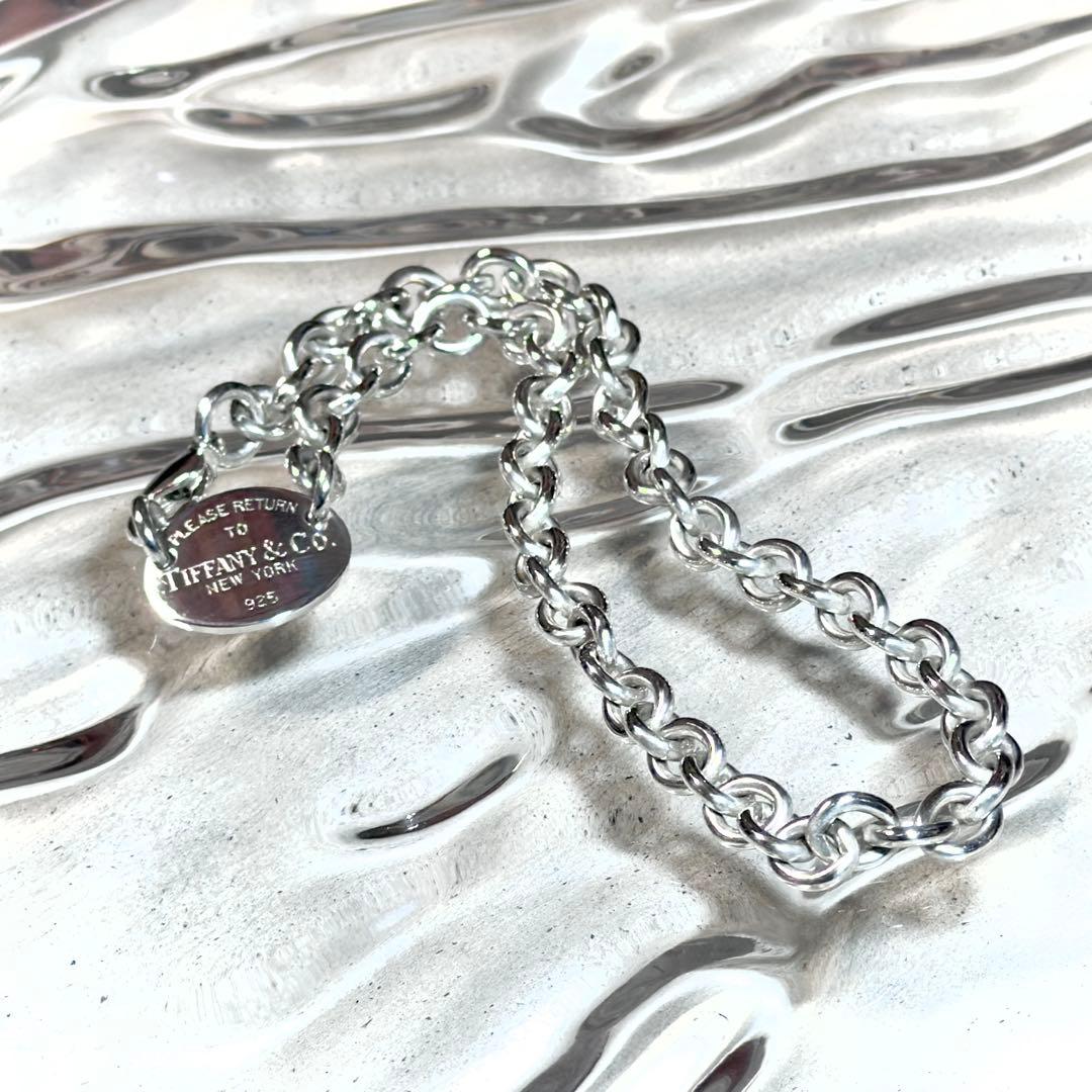 T&Co. ティファニー リターントゥ ネックレス チョーカー オーバルタグ