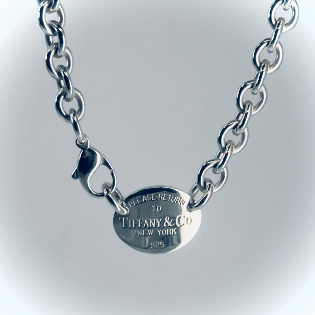 T&Co. ティファニー リターントゥ ネックレス チョーカー オーバルタグ