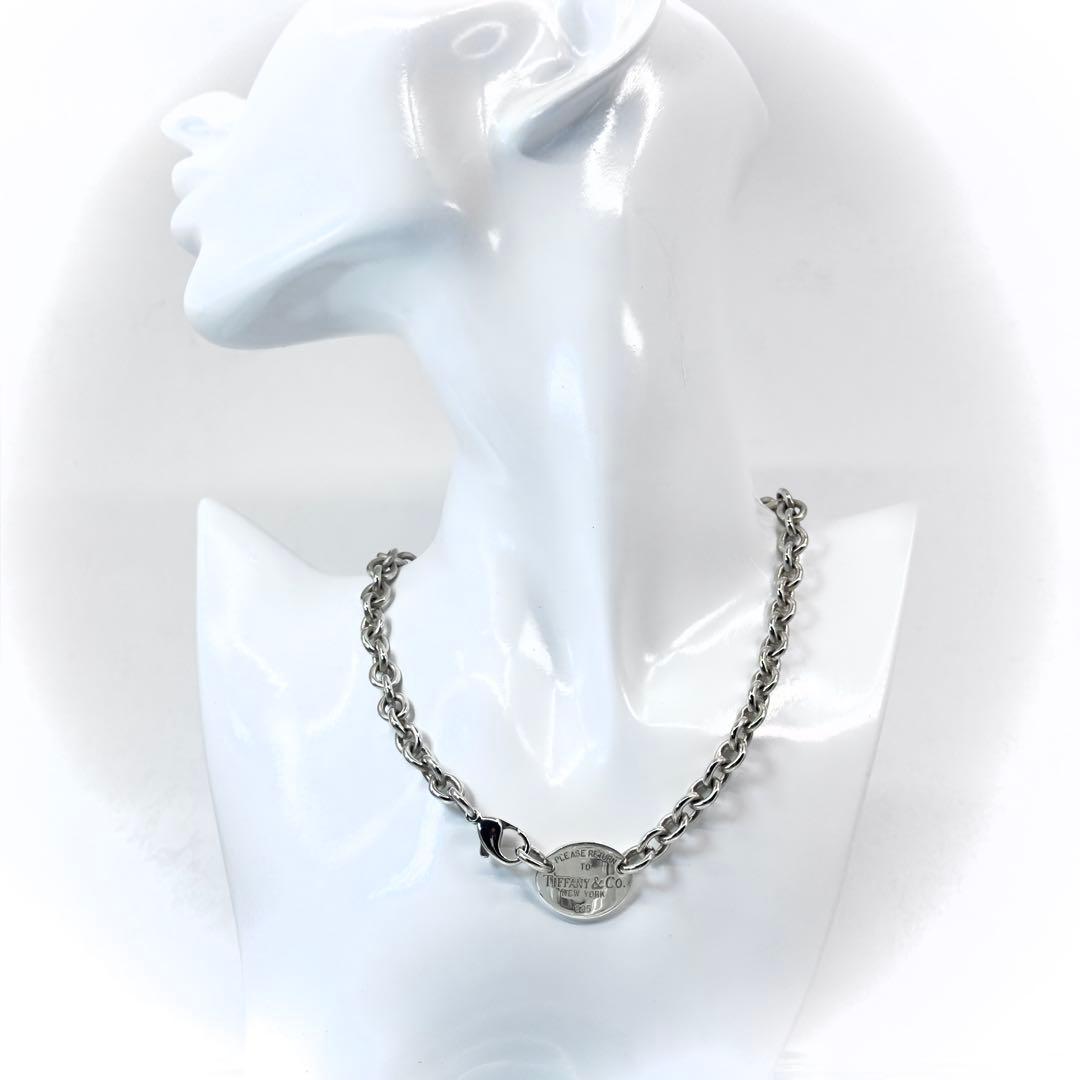T&Co. ティファニー リターントゥ ネックレス チョーカー オーバルタグ
