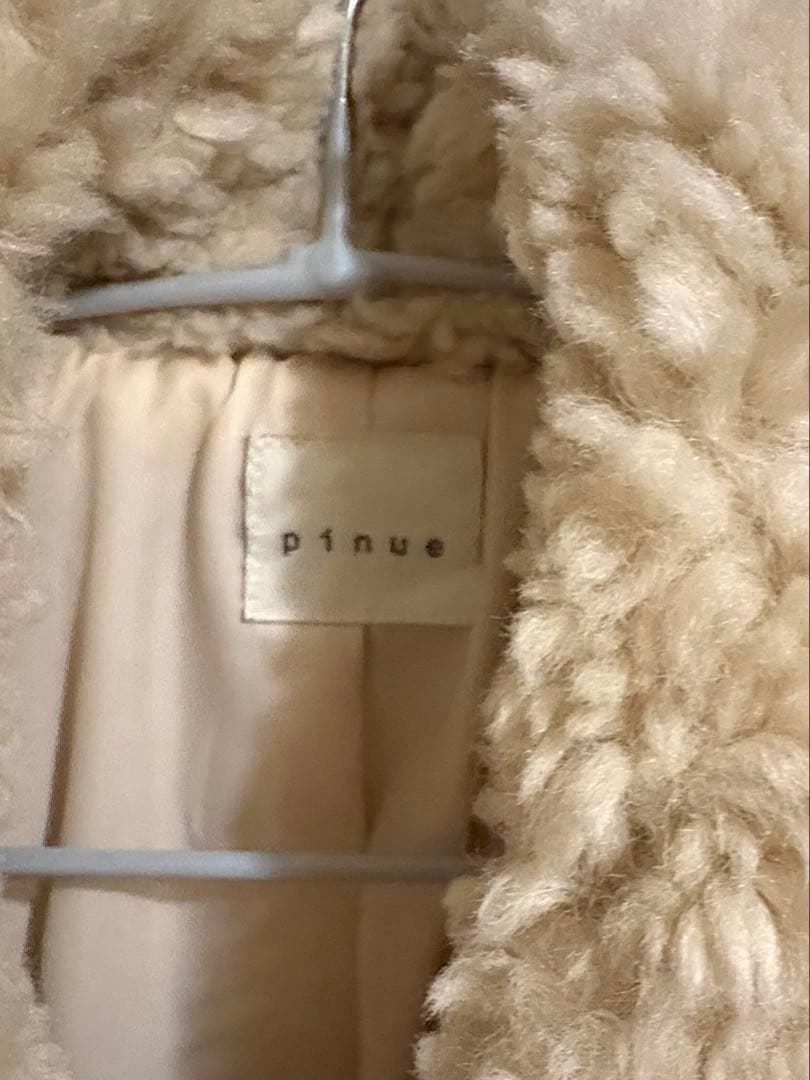 pinue ボアブルゾン　アウター　ベージュ