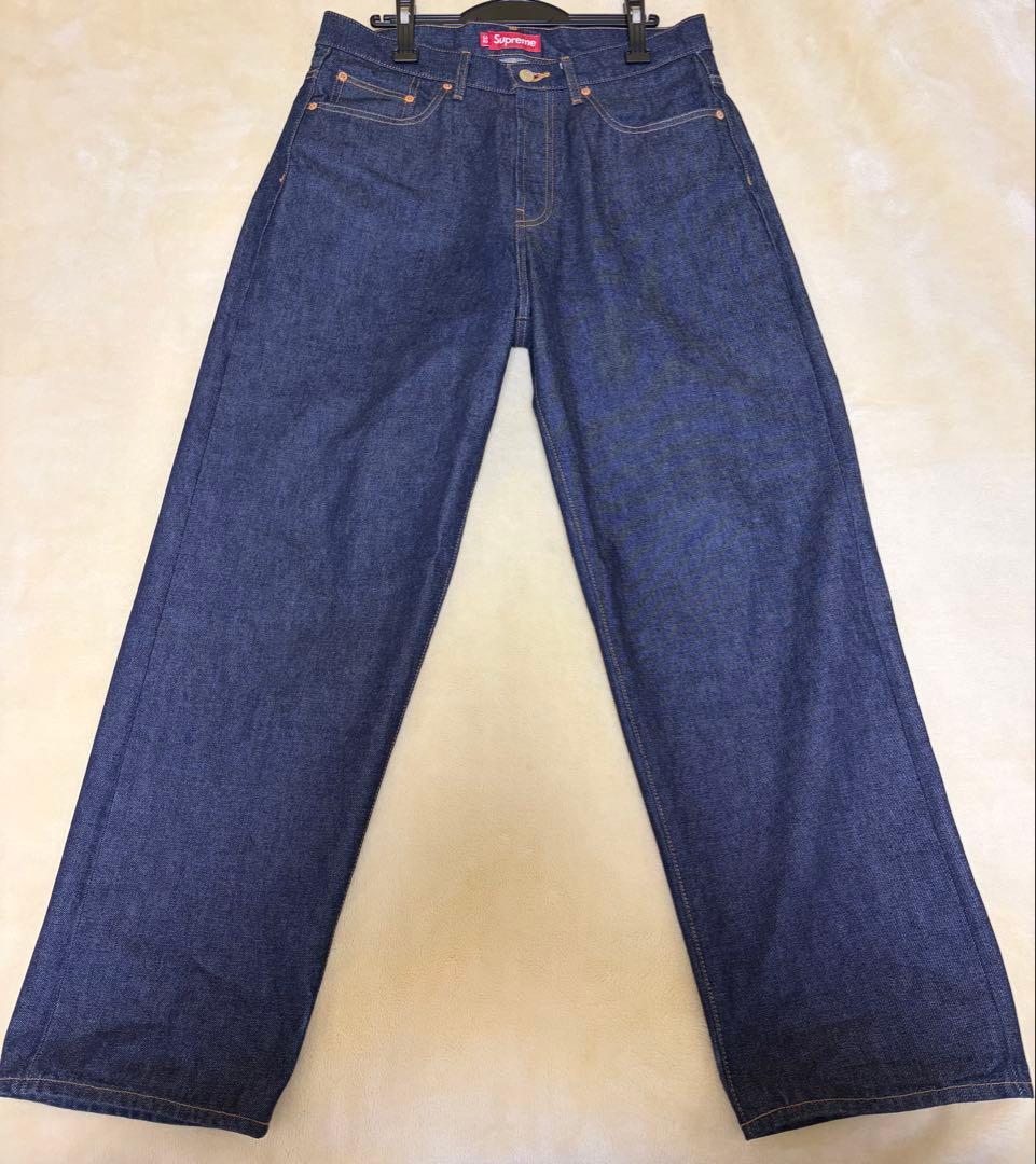 パンツ SUPREME rigid baggy Selvedge jean 32