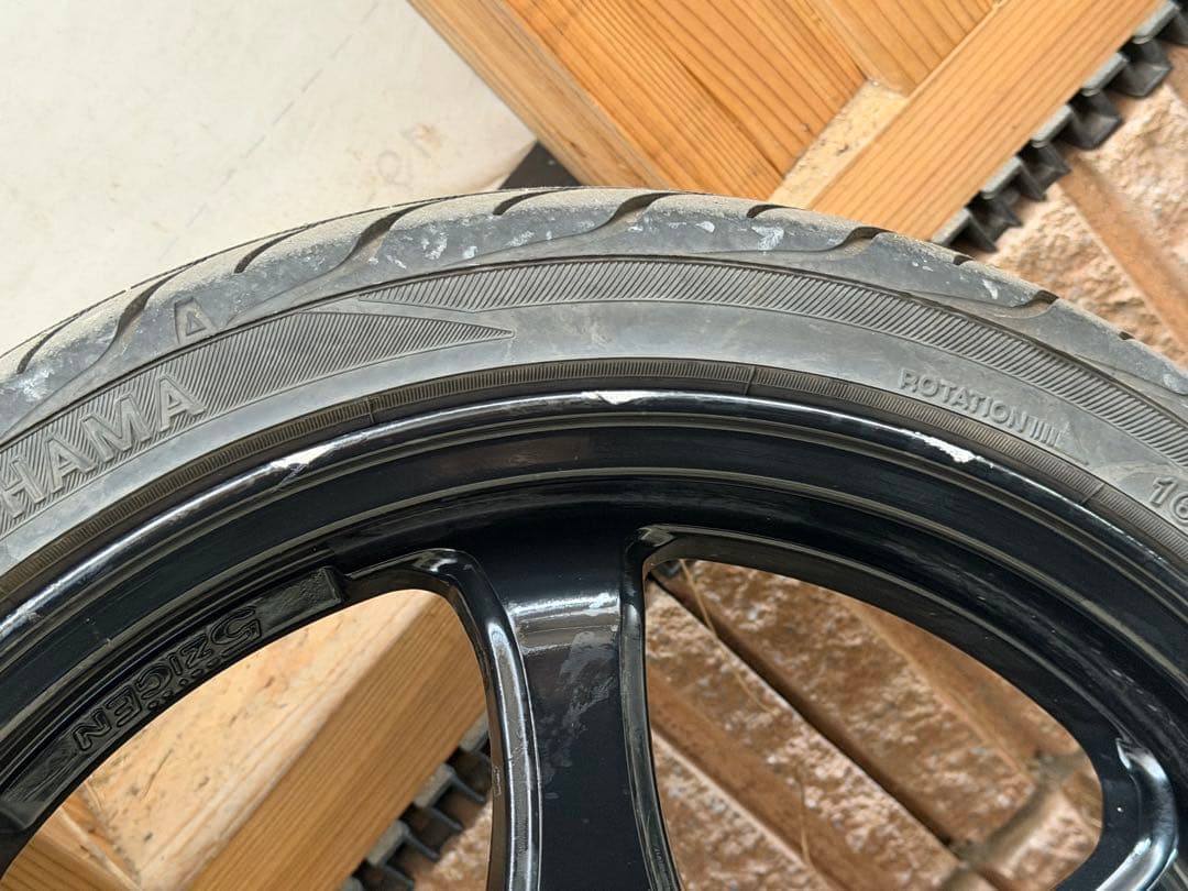 5ZIGEN 16インチ 5j+45 4穴 マットブラック