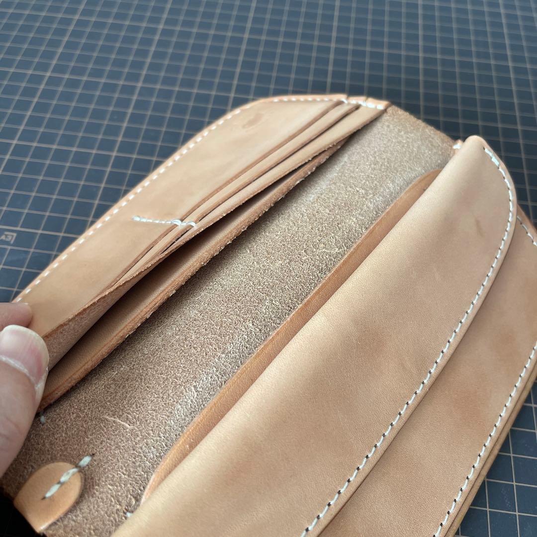 One’s Workerワンズワーカーサドルロングウォレットナチュラル