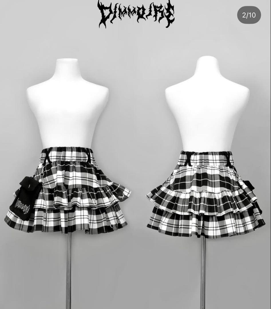 dimmoire PUNKフリルミニスカート
