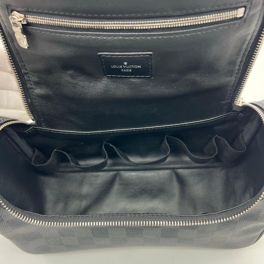 【美品】ダミエ グラフィット トワレ N47625 セカンドバッグ