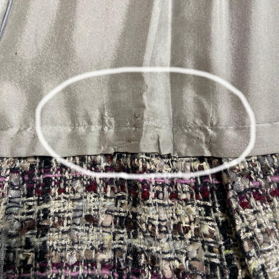 さき CHANEL シャネル スカート ※裏地に訳あり