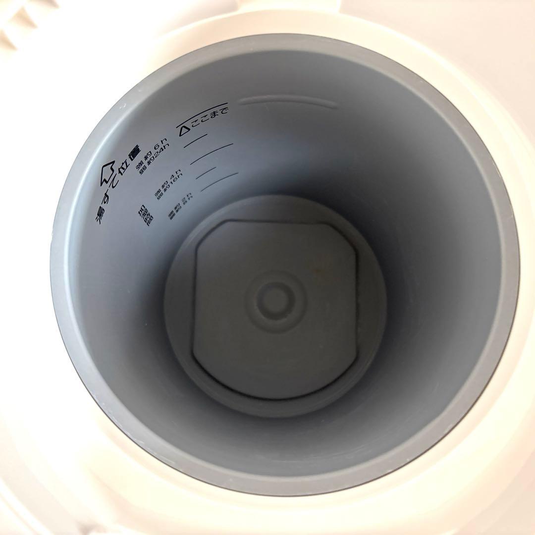 美品 象印 加湿器 3.0L スチーム式 蒸気式EE-RR50-W 2022年式