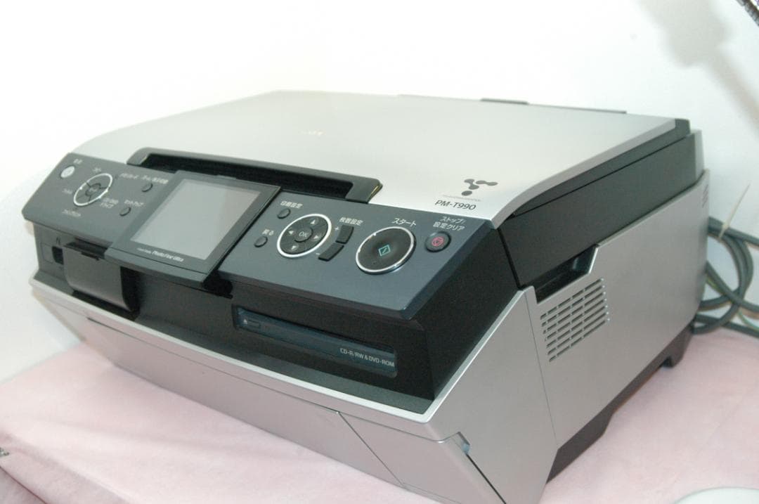 ♪【美品】 EPSON■カラリオ■プリンター PM-T990■インク7本付■♪