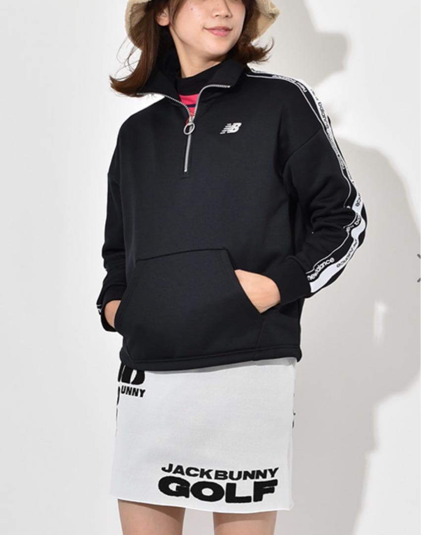 新品　ニューバランスゴルフ　スウェット　ハーフジップ　プルオーバー　裏起毛　1