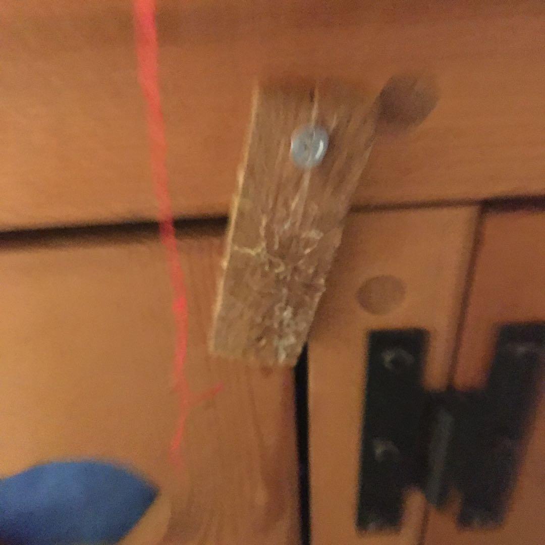 カントリー家具ハートくり抜き木製キャビネット