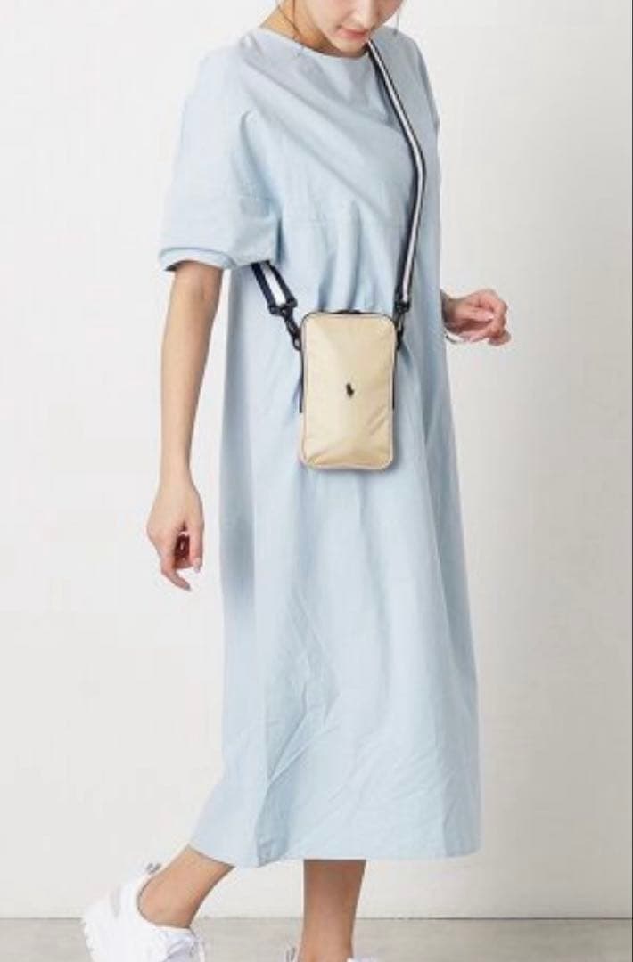 【ポロラルフローレン】晴雨兼用折りたたみ傘 遮光/uv レインポーチ付き