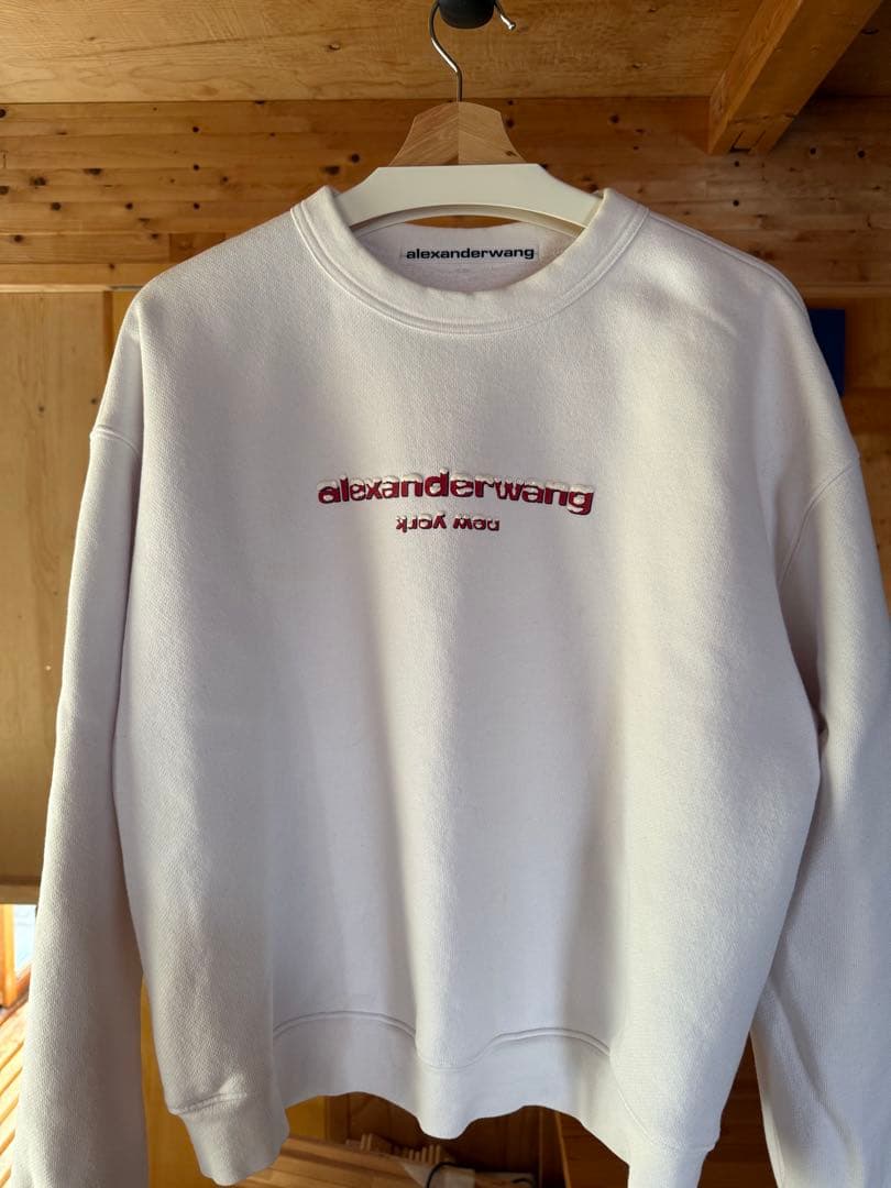 ★なかのさま限定★alexanderwang ホワイト クルーネック トレーナー