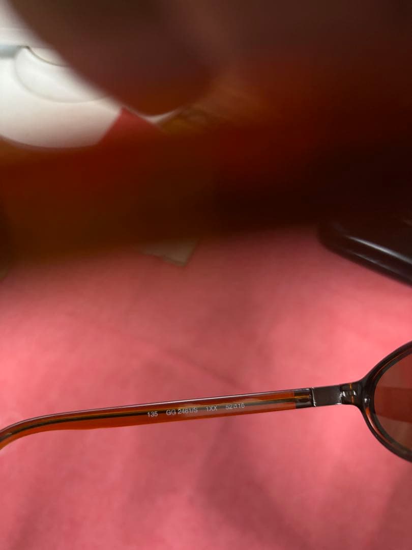 GUCCI ブラウンフレーム サングラス