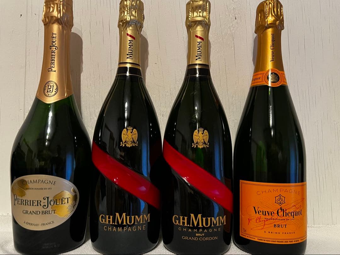 シャンパーニュ4本