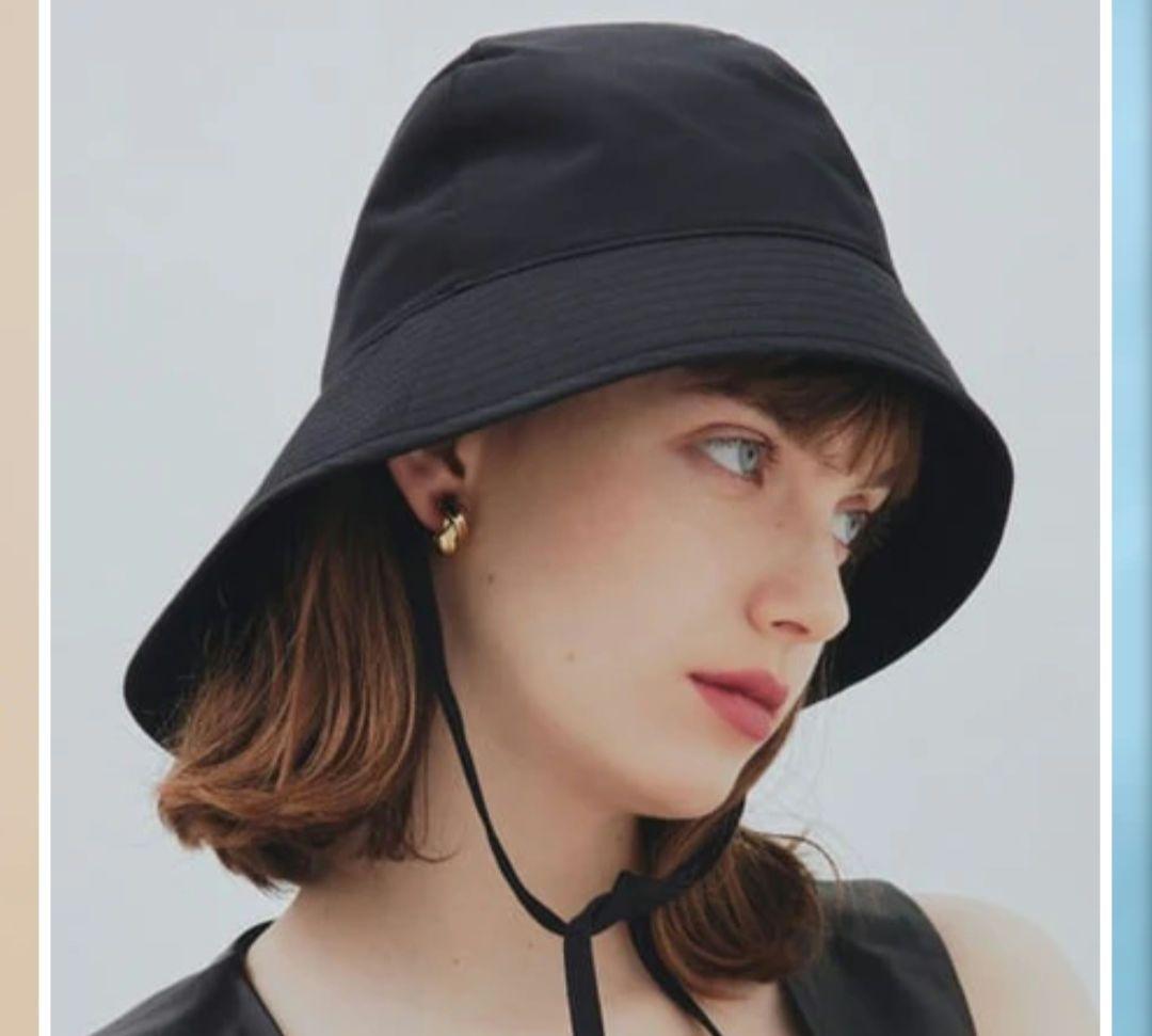 IRIS 47 サンシェードハット 黒 未使用美品