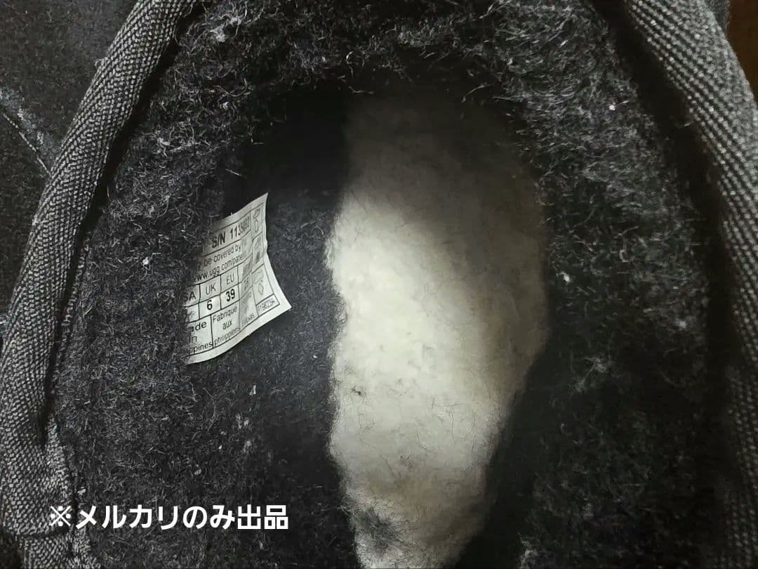 【みわ】UGG W クラシックウルトラミニプラットフォーム 厚底【黒】