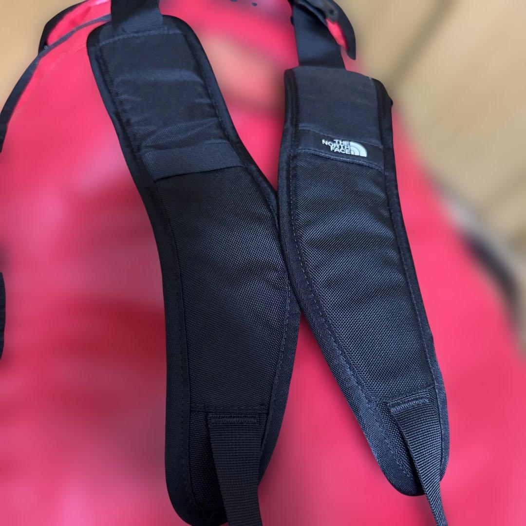 【大容量90L】ノースフェイス BCダッフル L 赤 ボストンバッグ リュック