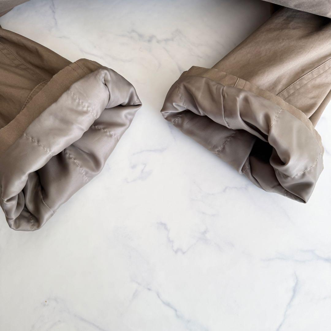 【美品】　アクアスキュータム モッズコート ライナー 裏地チェック ダウンコート