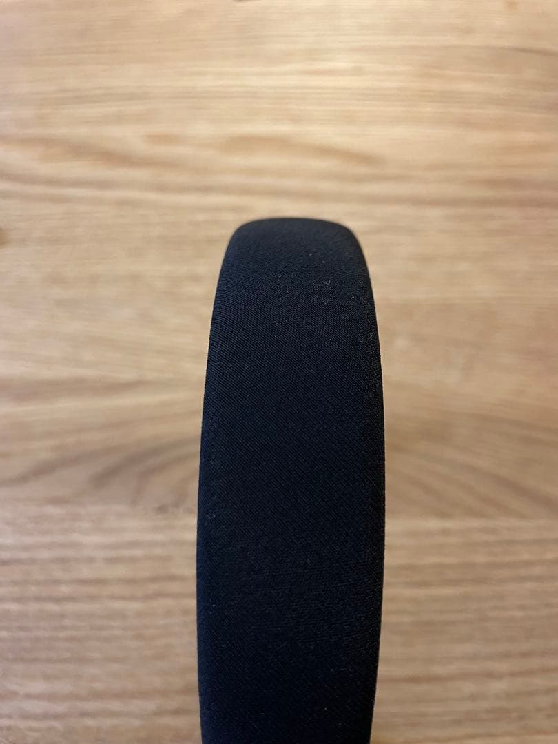 ALEXANDRE DE PARIS サテンカチューシャ ブラック 2.5cm