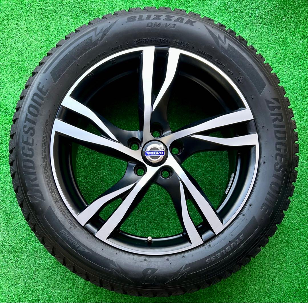 ボルボ XC40 MAKホイール＋235/55R18 BS冬タイヤ付4本セット