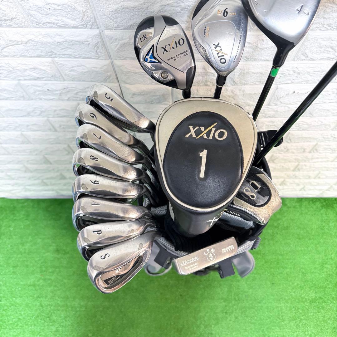 ゴルフセット　豪華　XXIO フルセット　ラウンド仕様　飛距離抜群　すぐ使える