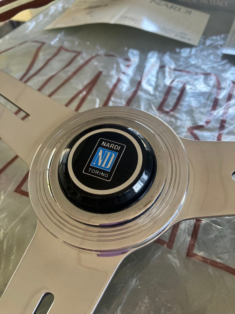 NARDI ナルディクラシックウッドポリッシュヴィンテージ 36Φ 未使用品