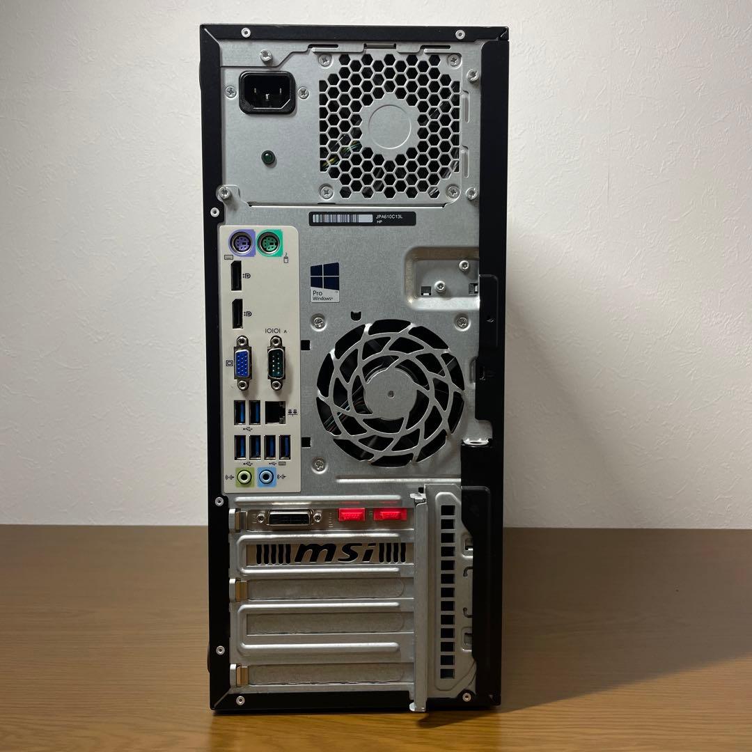 デスクトップパソコン HP i7第6世代 SSD480GB Windows11