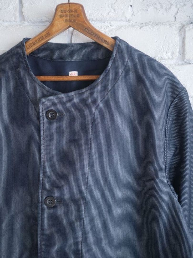 【新品】OUTIL VESTE ANTSIRAMANA ノーカラージャケット