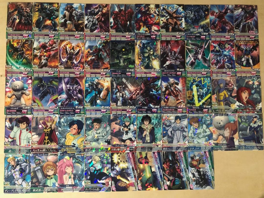 ガンダムトライエイジ　OA1～OA6　288種288枚　レア・コモン　フルコンプ