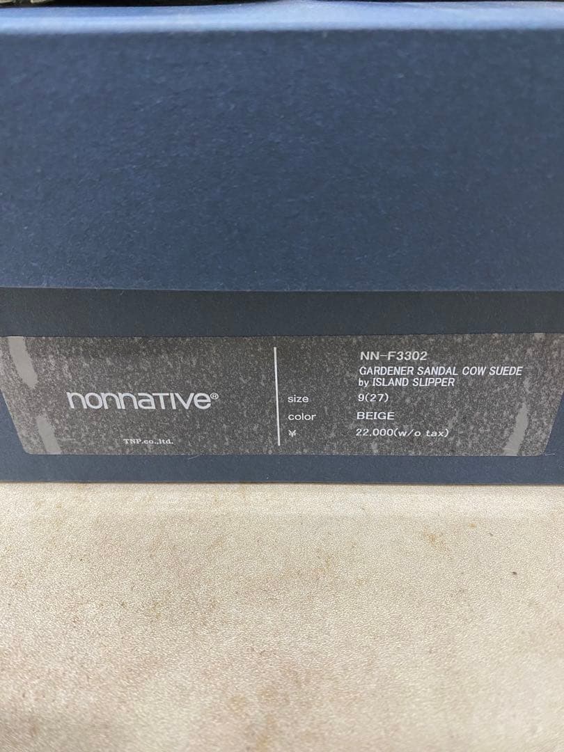 ★新品未使用☆ nonnative  SLIPPER サンダル