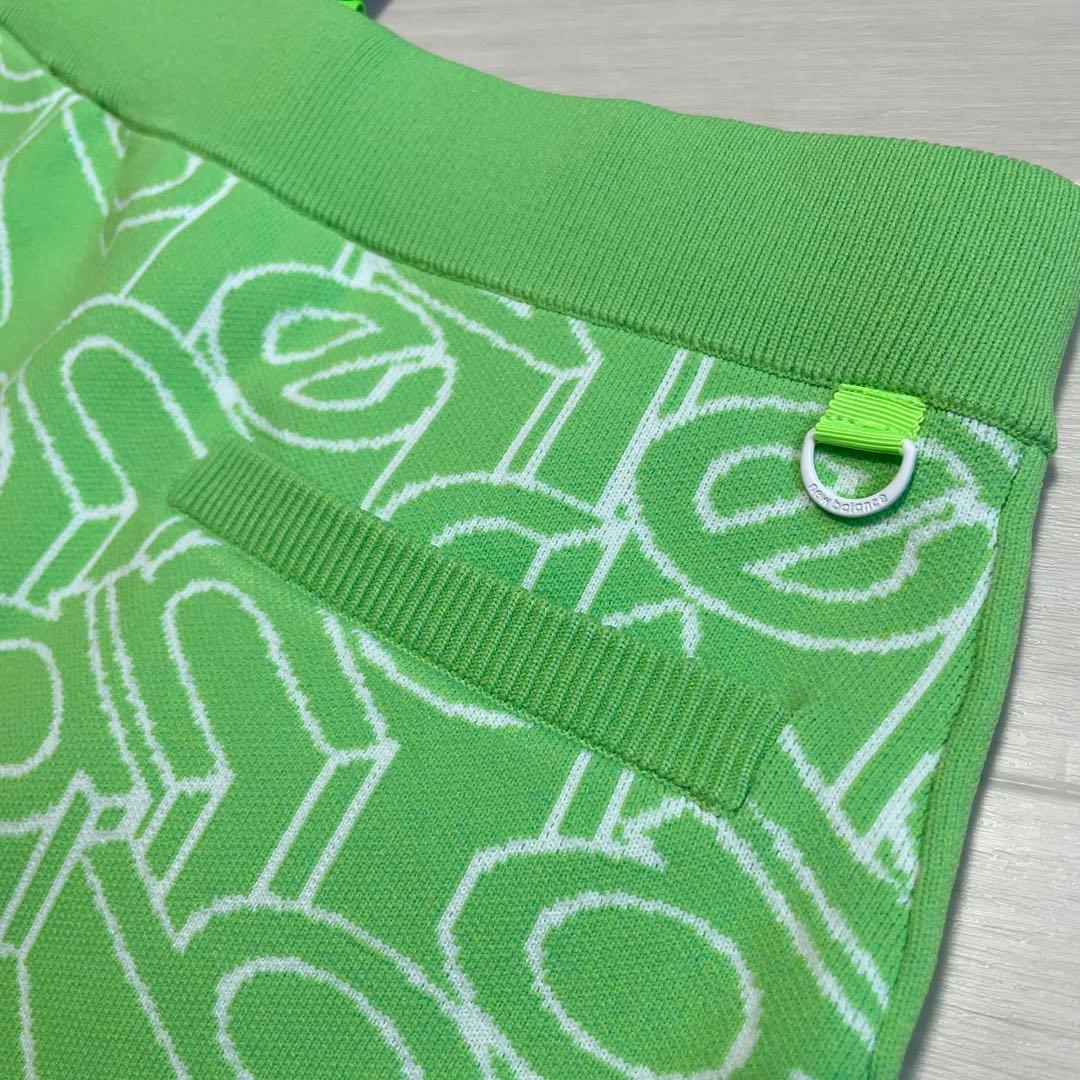 るんるん ニューバランス ゴルフ ロゴ ニットセーター ＆ スカート 上下