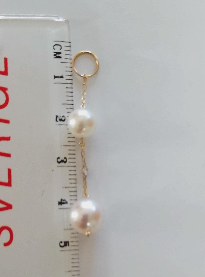 オフクさま専用♡ダイヤ付きパール　gstv ゴールド　チャーム